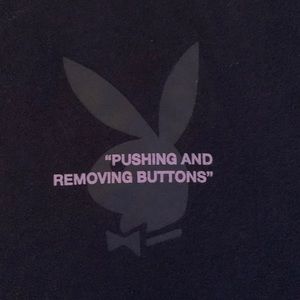 Selling a great PLAYBOY shirt, size medium, color: black.